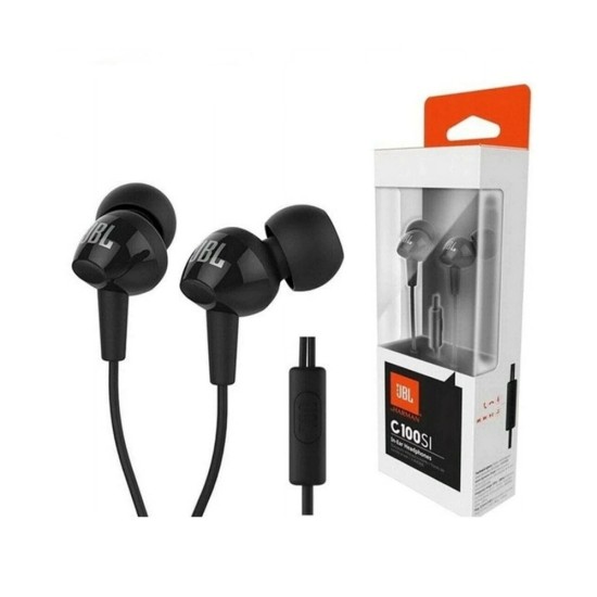 JBL WIRED IN-LINE EARPHONE C100SI 3.5MM BLACK